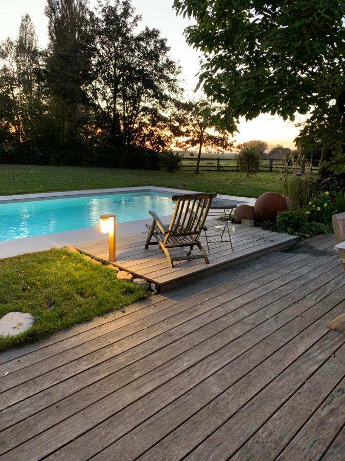 Au Vert Chez Cecile Thuin Exteriör bild
